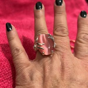 Large Pink Vintage Ring